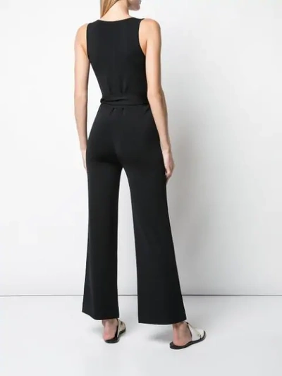 THEORY BELTED JUMPSUIT - 黑色