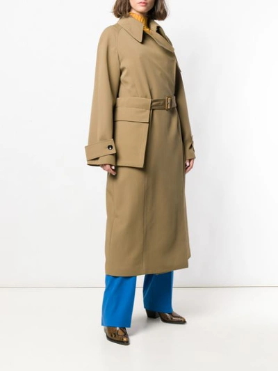 JOSEPH BELTED TRENCH COAT - 中性色