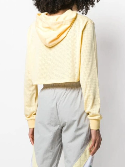 Shop Fila Noemi Hooded Sweatshirt - Yellow