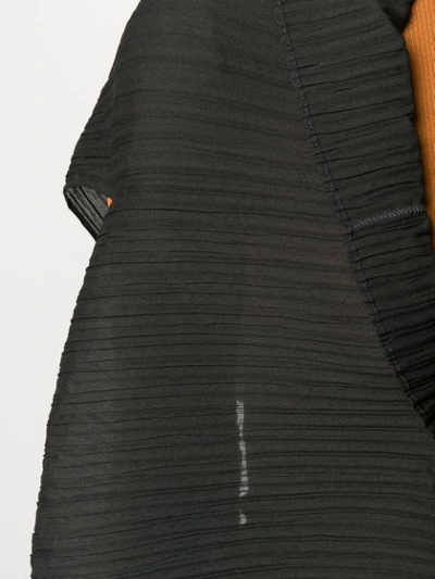 Shop Antonelli Pleated Cardigan - Black