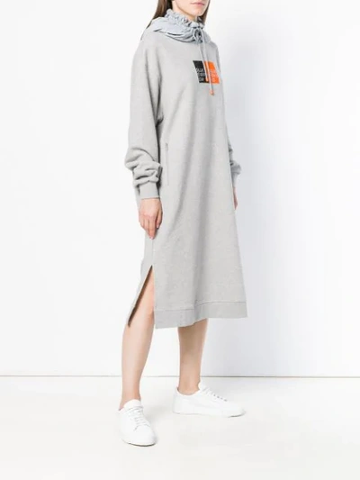 Shop Sjyp Sweatshirt Dress In Grey
