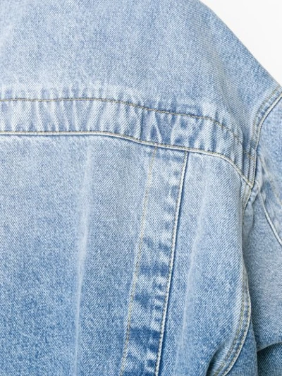 Shop Maison Margiela 'kaban' Jeansjacke - Blau In Blue