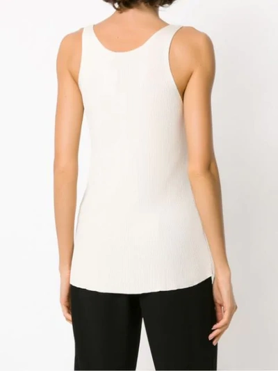 Shop Alcaçuz Knit Guaraci Blouse In White