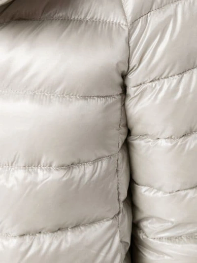 Herno Zipped Padded Jacket In Grey