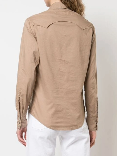 Shop A Shirt Thing Chest Pocket Shirt - Brown