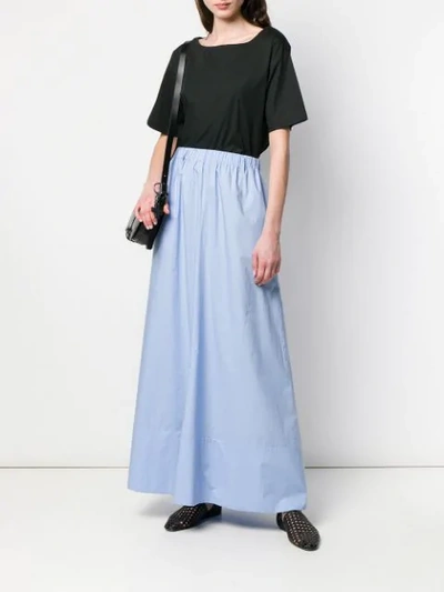 Shop A.f.vandevorst High-waist Long Skirt - Blue