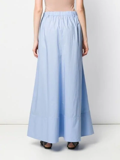 Shop A.f.vandevorst High-waist Long Skirt - Blue