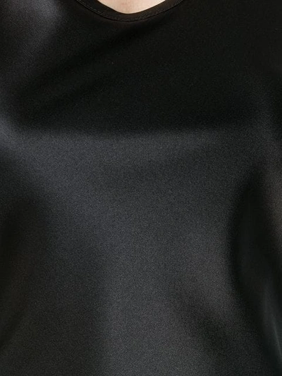 Shop Blanca Curved Hem Vest Top In Black