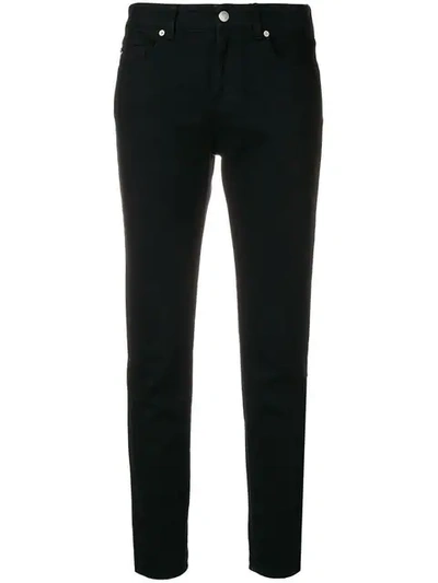 Shop Alexander Mcqueen Skinny Jeans In Black