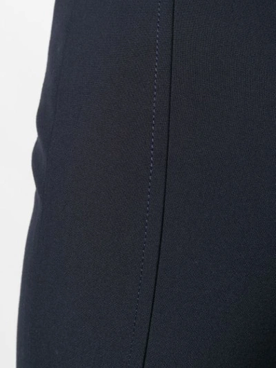 Shop Victoria Victoria Beckham Paneled Trousers In Blue