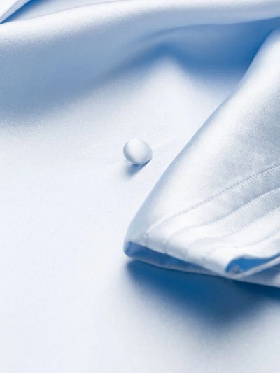 LA PERLA SHORT ROBE - 蓝色