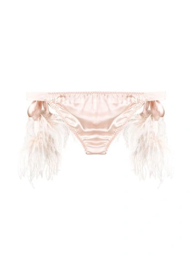 Shop Gilda & Pearl Mia Side-tie Briefs In Pink