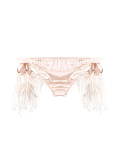 Gilda & Pearl Mia Side-tie Briefs In Pink