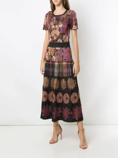 Shop Cecilia Prado Florisa Midi Dress In Multicolour