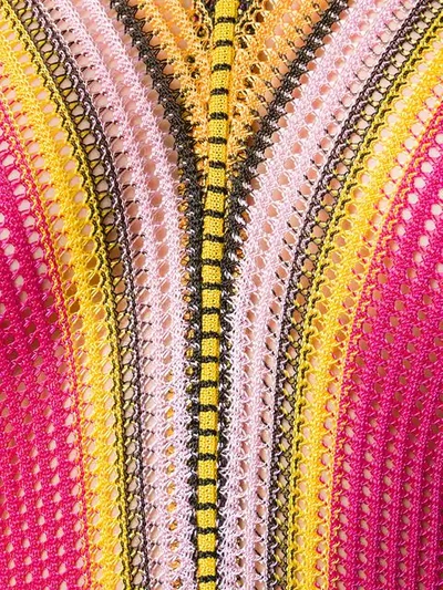Shop Pinko Crochet-knit Top In Pink