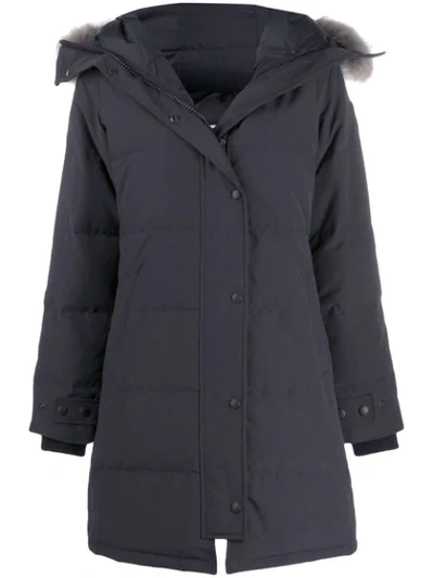 Shop Canada Goose Shelburne Parka  In 67 Navy Marine