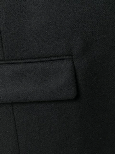 Shop The Row Single Breasted Midi Coat In Black