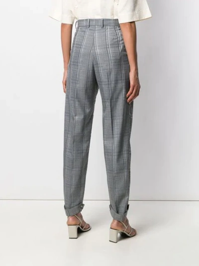 Shop Hope Checked Trousers In Grey