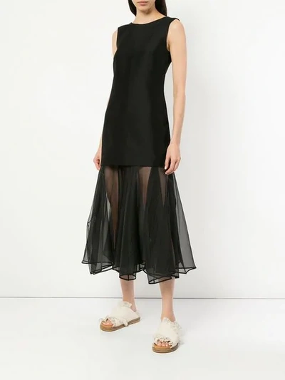Shop Maggie Marilyn Find Strength In Your Identity Dress In Black