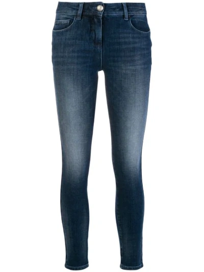 Shop Patrizia Pepe Slim-fit Jeans - Blue