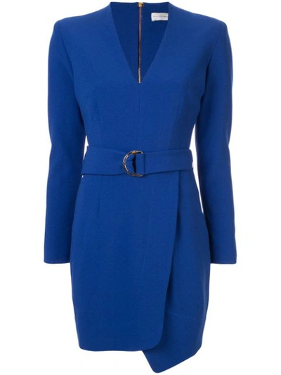 Shop Rebecca Vallance Eddie Structured Dress - Blue