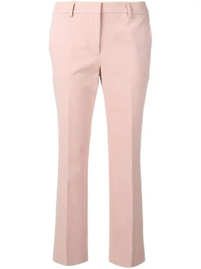 Shop Incotex Rosa Cipria Trousers In Pink