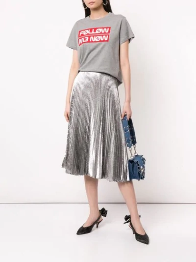 Shop Red Valentino Follow Me Now T In Grey