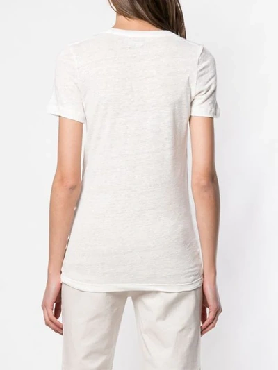 Shop Isabel Marant Relax Fit T-shirt In White