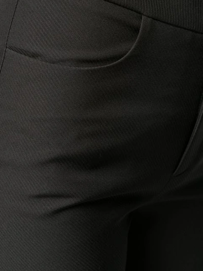 Shop Totême Cropped Trousers In 200  Black