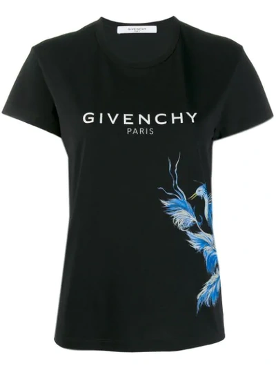 Shop Givenchy Mythical Creature Print T-shirt In Black