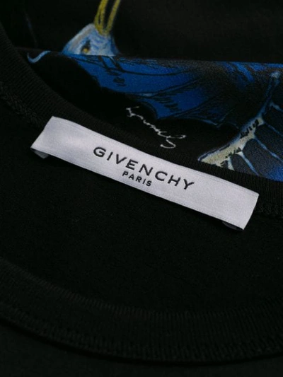 Shop Givenchy Mythical Creature Print T-shirt In Black