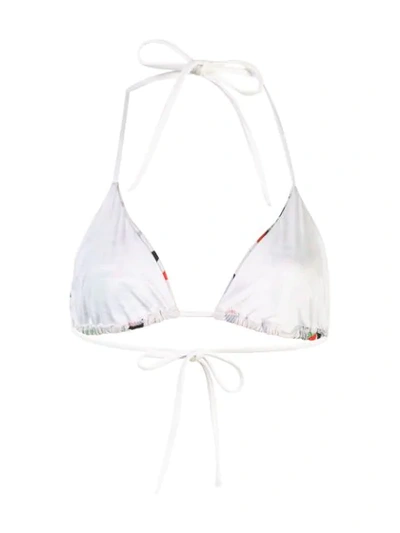 Shop Onia Megan Bikini Top In White