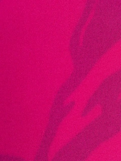 Shop Valentino Tiger Print Long-sleeve Blouse - Pink