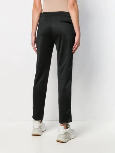 Shop Rossignol Low Rise Stripe Track Pants In Black
