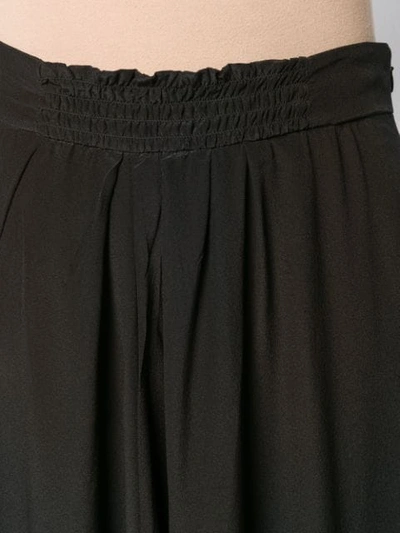 Shop Isabel Marant Étoile Asymmetric Midi Skirt In Black