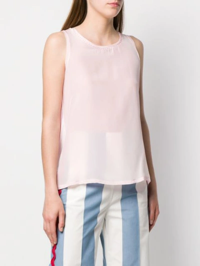 Shop Weekend Max Mara Top Mit Perlen - Rosa In Pink