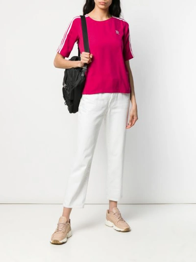 Adidas Originals Adidas 3-stripes T-shirt - Pink In Pink