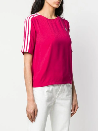 Adidas Originals Adidas 3-stripes T-shirt - Pink In Pink