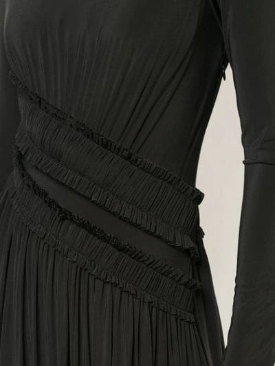 Shop Jason Wu Collection Pleated Skirt Dress In Black