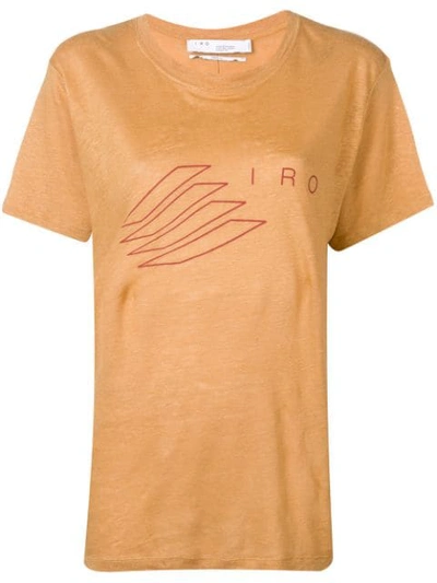 IRO LUCIE T-SHIRT - 黄色