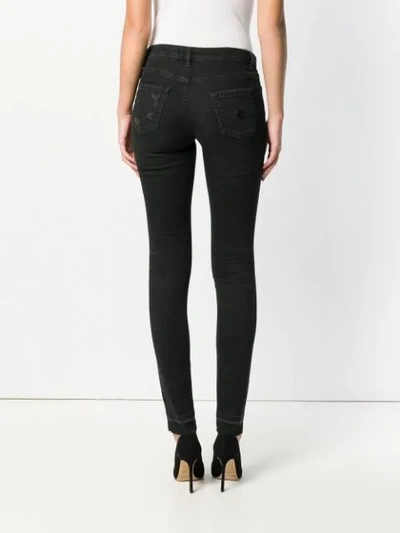 Shop Philipp Plein Fix You Morgan Fit Jeans In Black