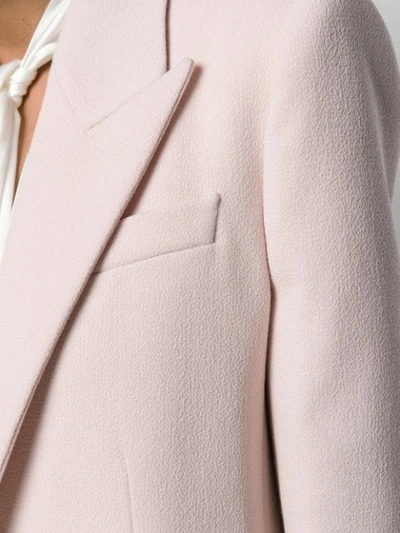 Shop Givenchy Single-breasted Tailored Coat In Pink