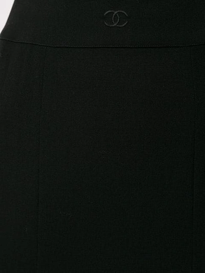 Pre-owned Chanel Knee-length Pencil Skirt In Black