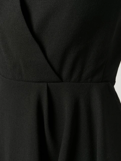 Shop Lanvin Wrap Style Sleeveless Dress - Black