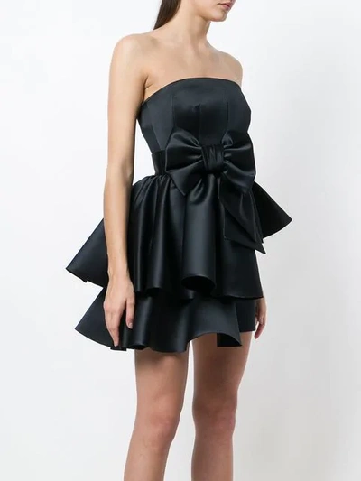 Shop Viktor & Rolf Bonbon Mini Dress In Black