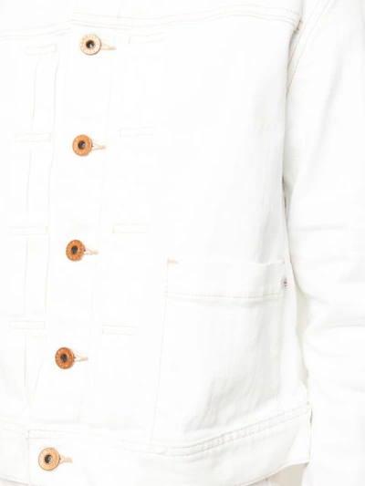 Shop Ag Eliette Denim Jacket In White