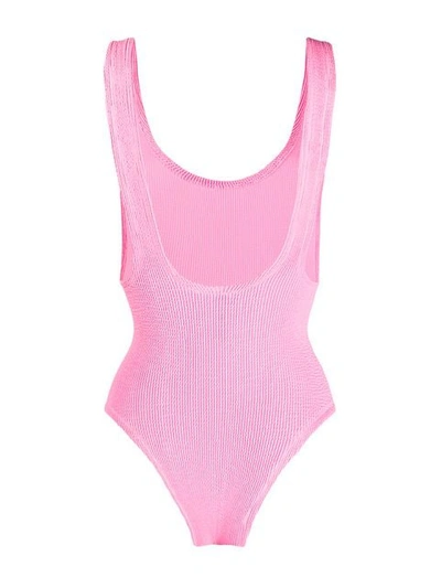 Shop Reina Olga Ruby Scrunch Swimsuit In Pink