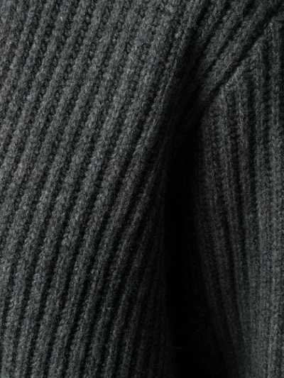 Shop Acne Studios Deborah V-neck Sweater - Grey