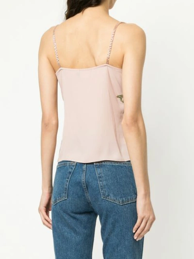 Shop Patbo Glitter Detail Camisole Top In Pink