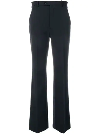 Shop Joseph Tailored Flared Trousers In Blue